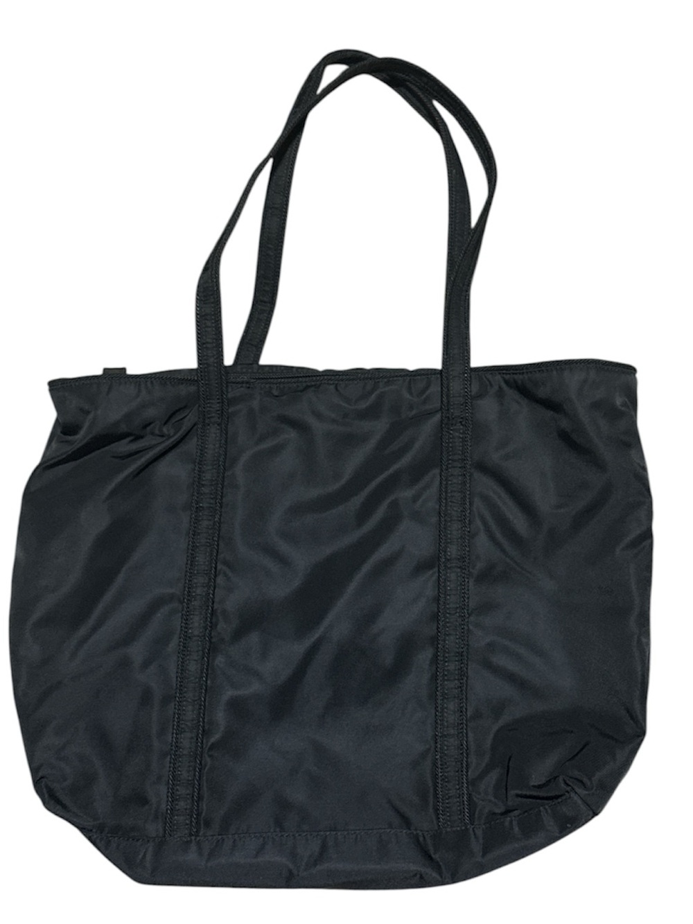 Prada Black Nylon Tote with Dual Shoulder Straps Good Condition - Picture 2 of 5